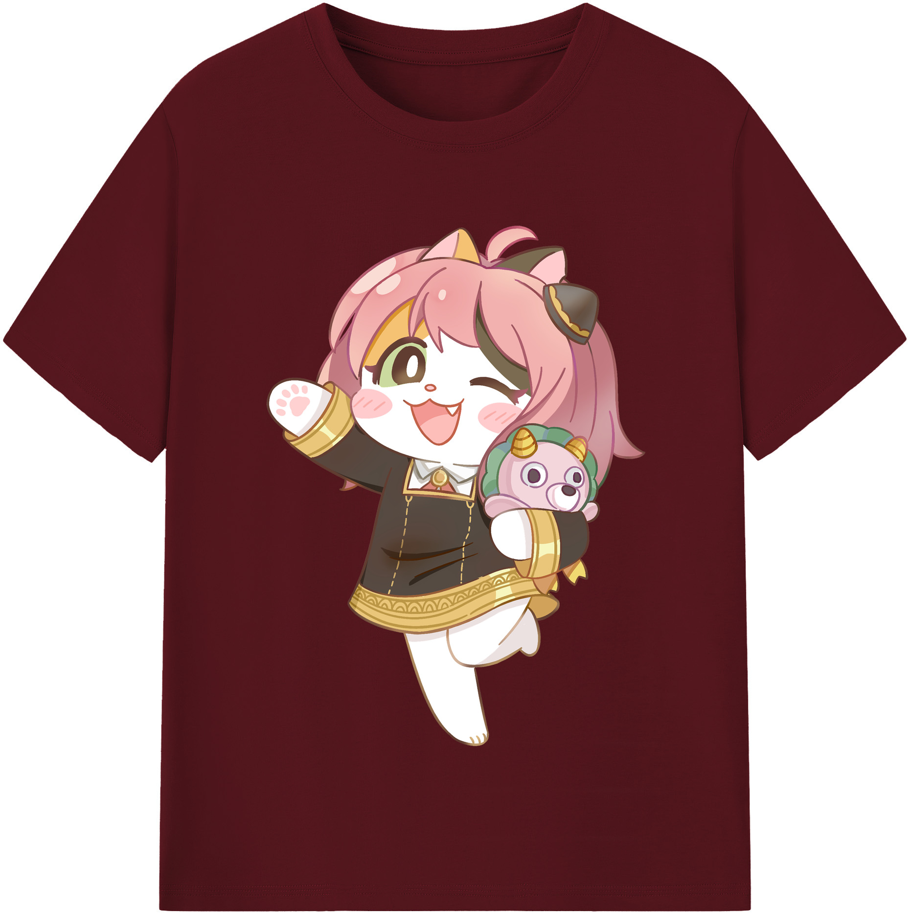 （画像用） SPY×FAMILY间谍家家酒 綿100％半袖Tシャツ（フロントプリント）